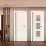 puerta interior blanca lacada lyon cristales 150x150 - Puertas para interior y exterior Barcelona