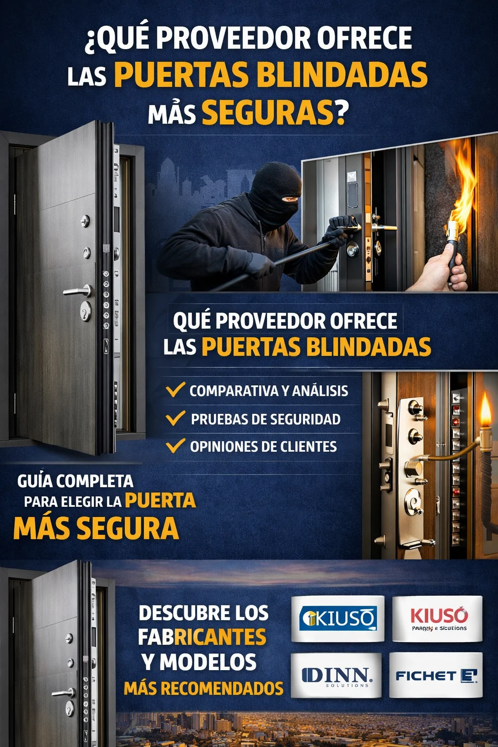 Que proveedor ofrece las puertas blindadas mas seguras - &iquest;Qu&eacute; proveedor ofrece las puertas blindadas m&aacute;s seguras en Barcelona?